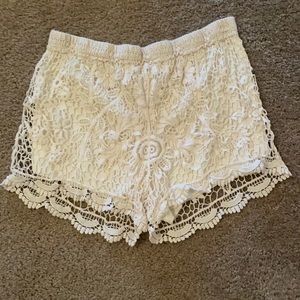 Lace shorts